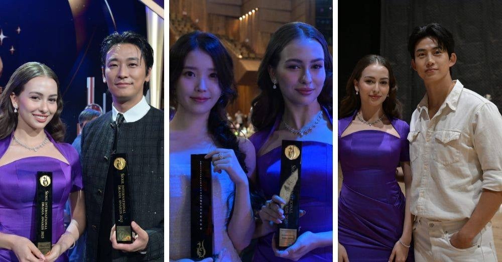 Anna berkesempatan bertemu dengan selebriti popular Korea Selatan seperti Ju Ji-hoon (kiri), IU (tengah) dan Taecyeon.