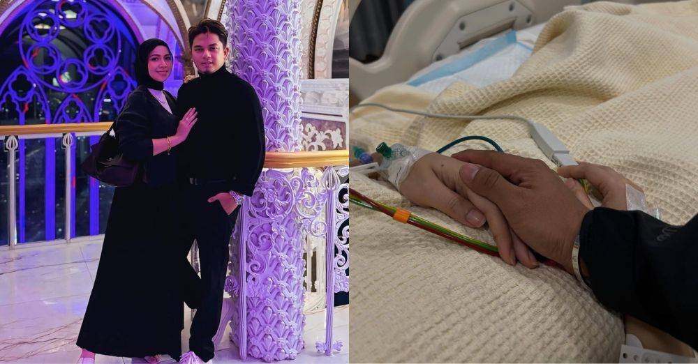 Suami Syura mula berkongsi keadaan isterinya pada Ahad.