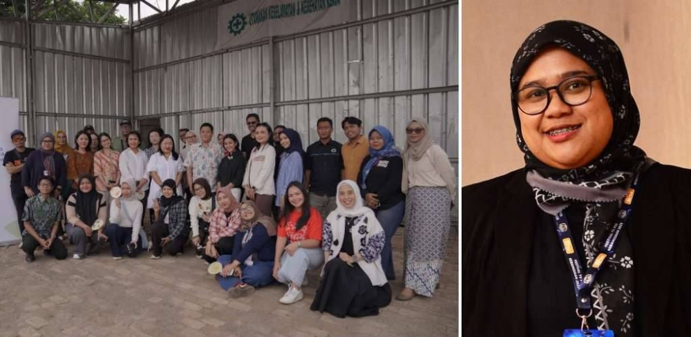 DELIGASI media Malaysia di Cibarusah Collection Centre, Indonesia. (Gambar kecil kanan ialah penulis)