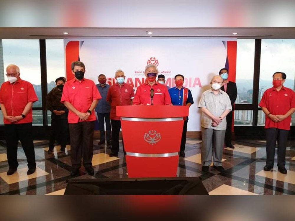 Sidang media Zahid pada Selasa.