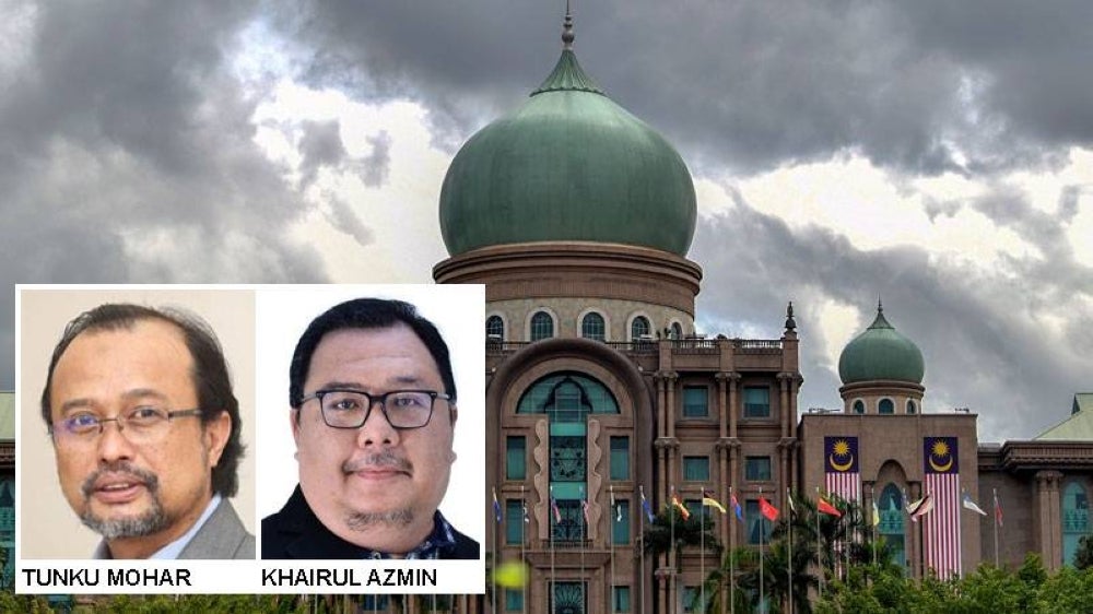 Bangunan Perdana Putra menempatkan pejabat Perdana Menteri sementara atau 'caretaker' Tan Sri Muhyiddin Yassin dan Timbalan Perdana Menteri, Datuk Seri Ismail Sabri Yaakob.  - Foto Bernama
