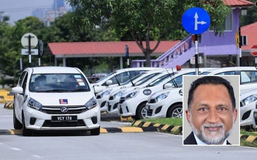 Penutupan sekolah memandu sejak PKP tahun lalu menyebabkan lebih sejuta orang tidak dapat lesen memandu. Gambar kecil: Syed Hussain