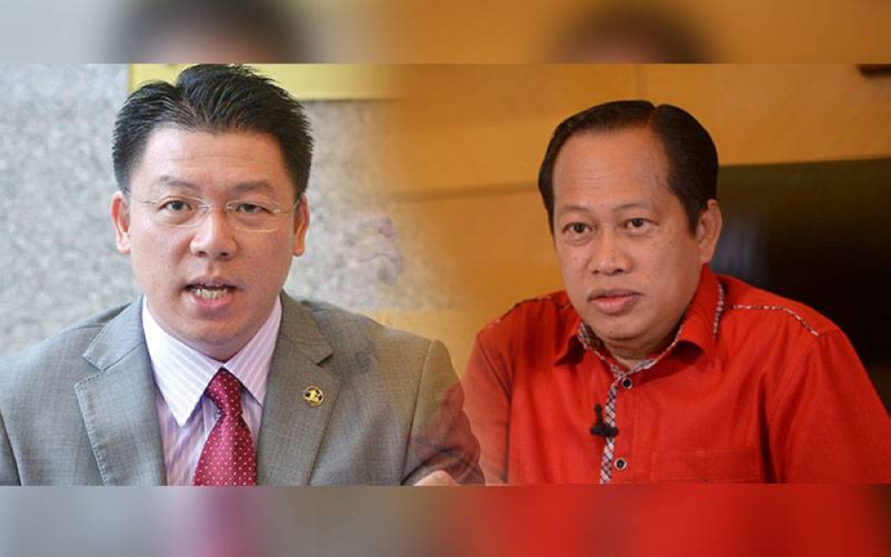 Gambar dari kiri: Nga Kor Ming, Ahmad Maslan
