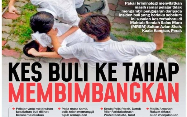Laporan muka depan Sinar Harian pada Sabtu