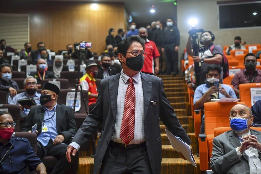 Azam pada sidang media khas di ibu pejabat SPRM di Putrajaya.