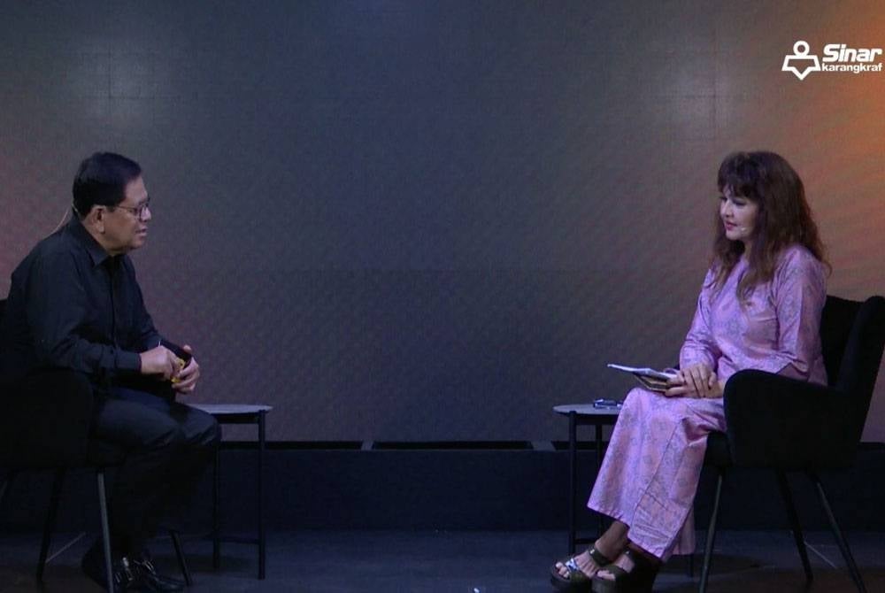 Shariffa Sabrina ketika sesi wawancara bersama Sinar Harian yang dikendalikan Johan baru-baru ini.