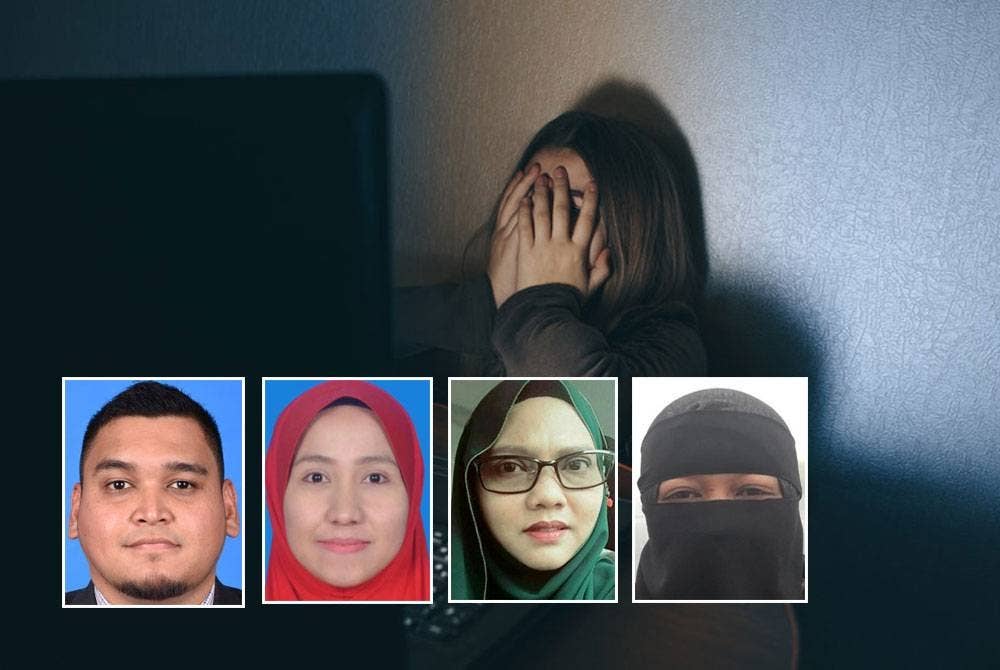 Ibu bapa meluahkan kerisauan mereka terhadap risiko kemungkinan anak-anak mereka terjebak dalam aktiviti menonton pornografi. Gambar kecil dari kiri: Muhammad Taufiq, Azima, Nurul Huda, Hassherylawati