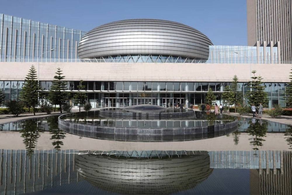 Ibu pejabat Kesatuan Afrika di Addis Ababa, Habsyah. - Foto AFP