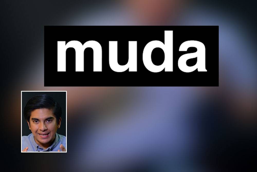 Muda akan menggunakan logonya sendiri pada PRN Johor nanti. (Gambar kecil: Syed Saddiq)