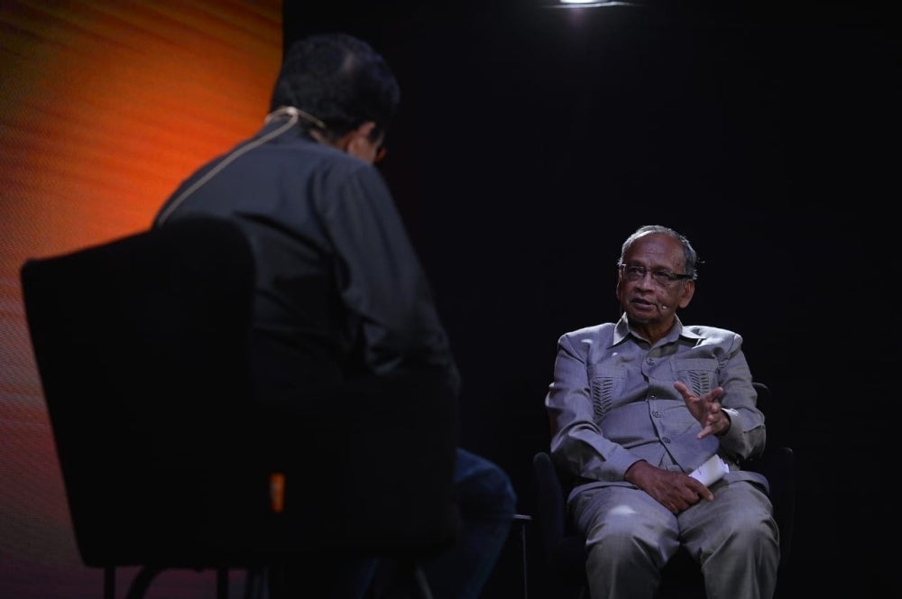 Ambrin pada Program Bersama Johan Jaaffar yang disiarkan secara langsung di Facebook Sinar Harian pada Rabu. Foto Sinar Harian /Asril Aswandi Shukor.