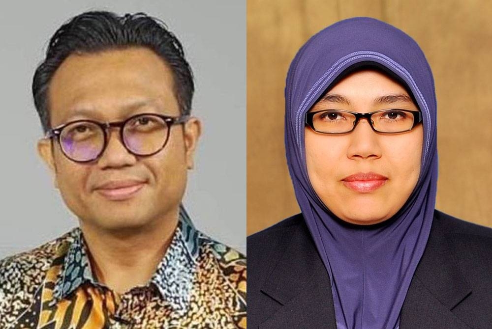 Profesor Madya Dr Mohd Dzulkhairi Mohd Rani dan Profesor Dr Sharifa Ezat Wan Puteh