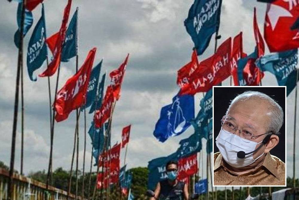 Cuaca di seluruh negeri pada waktu pagi pada hari mengundi PRN Johor Sabtu ini diramalkan cerah. (Gambar kecil: Tengku Razaleigh)