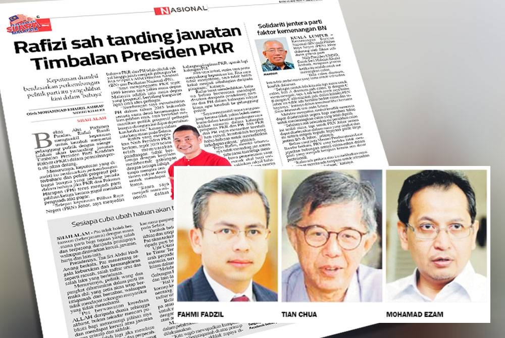 Laporan Sinar Harian pada Rabu lalu.
