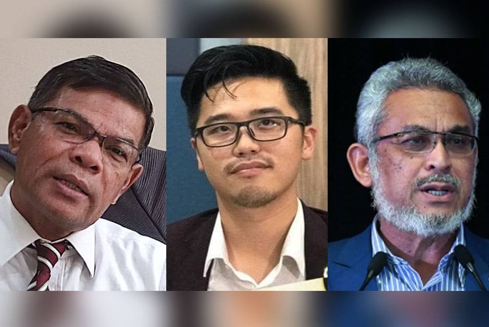 Gambar dari kiri: Saifuddin, Howard, Khalid