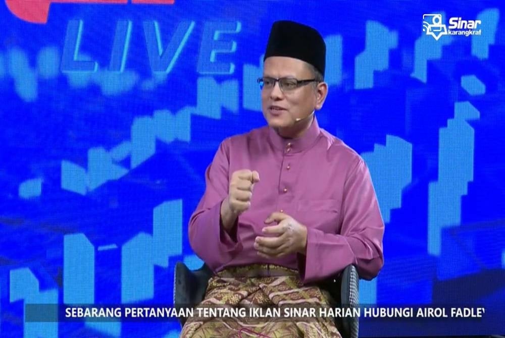 Muhammad Fathi ketika Program Sinar Live disiarkan di semua platform digital Sinar Harian pada Khamis.