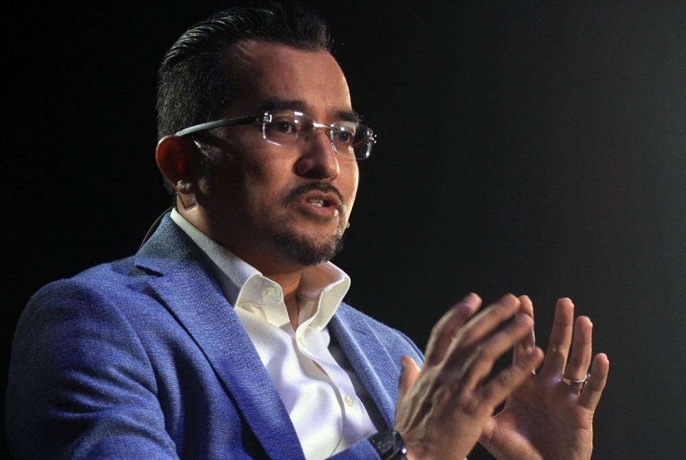 Ketua Pergerakan Pemuda UMNO, Datuk Dr Ashraf Wajdi Dasuki dalam program bersama Tan Sri Johan Jaaffar pada Rabu.