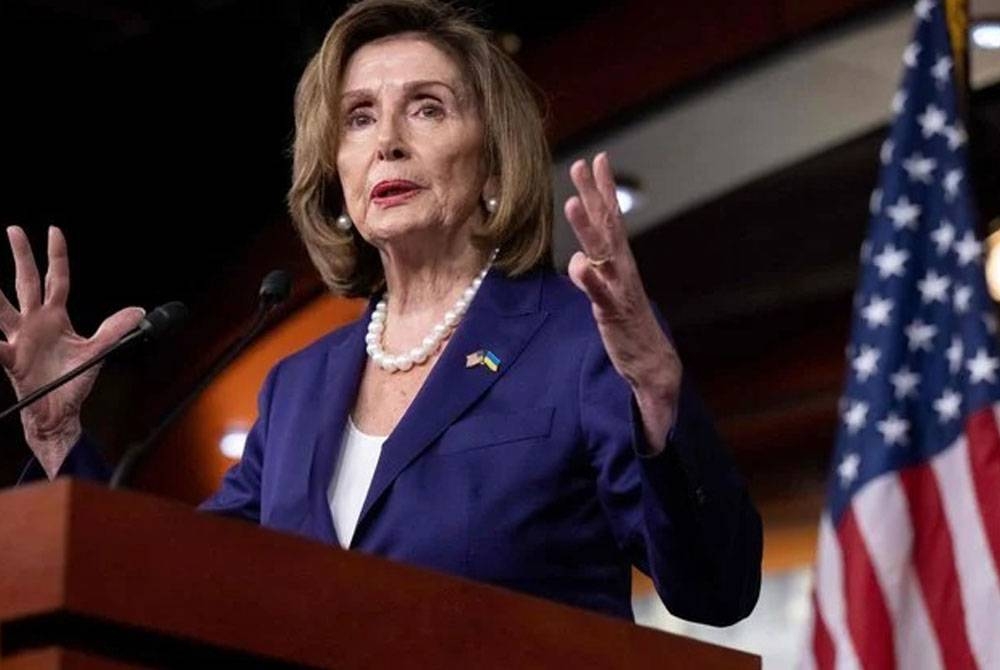 Ura-ura Nancy Pelosi melawat Taiwan mencetuskan kontroversi di pihak China. - Foto AFP