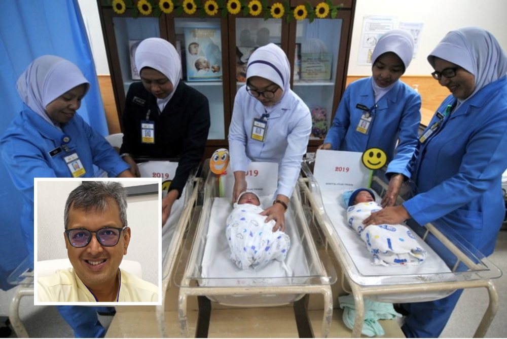 Kadar kelahiran yang semakin menurun akan memberikan kesan besar kepada negara terutama dari segi ekonomi. - Gambar hiasan (Gambar kecil: Dr Mohamed Rafi)