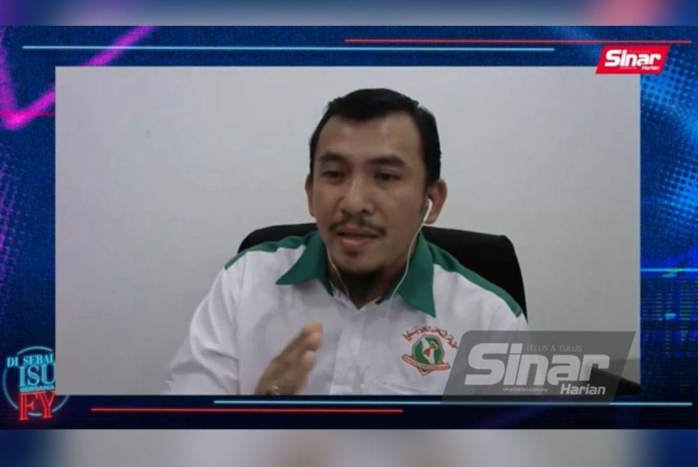 Mohd Firdaus ketika program Di Sebalik Isu Bersama Finaz Yunus bertajuk ‘Masihkah Ada Harapan Buat Generasi Penamat Bebas Rokok?’ yang bersiaran secara langsung di semua platform Sinar Harian, pada Jumaat.