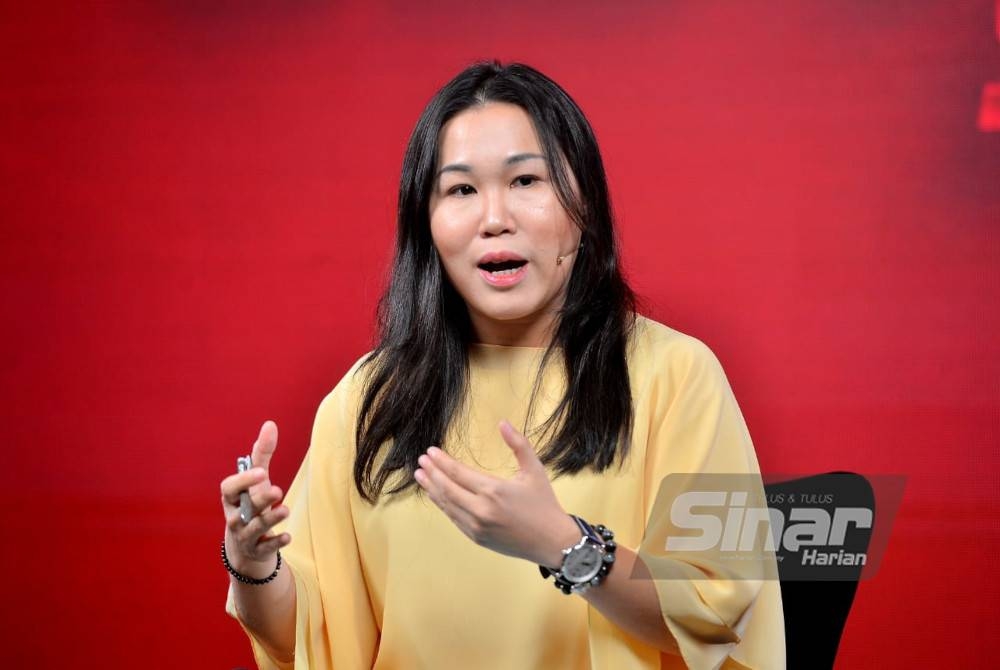 Shu Qi ketika program Wacana Sinar edisi ke-361 bertajuk 'LCS: Ada Dalam Tiada' yang disiarkan secara langsung di semua platform digital Sinar Harian pada Selasa. - Foto SINAR HARIAN / ASRIL ASWANDI SHUKOR.