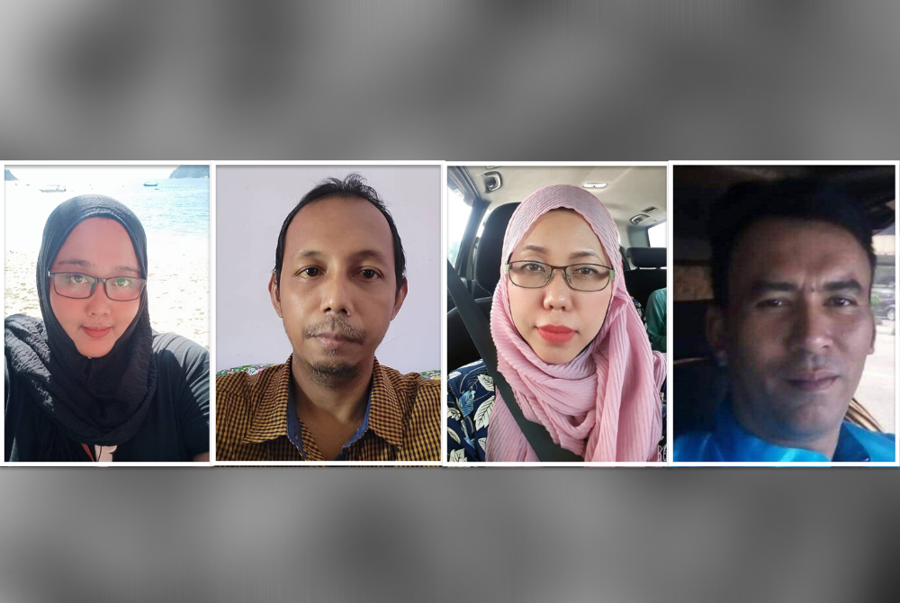 Nurul Hidayah (kiri), Kamarul Nizam, Saadiah dan Suhaili.