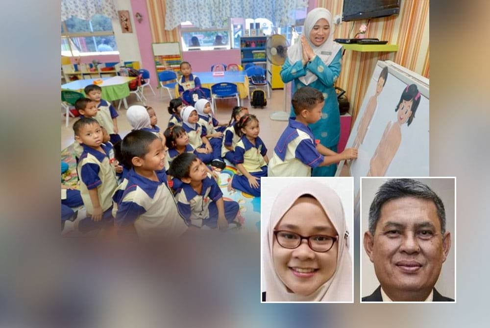 Pakar menyarankan kerajaan membuat pelarasan agar pelaksanaan pendidikan awal kanak-kanak di negara ini dapat dilaksanakan secara lebih teratur dan sistematik. (Gambar kecil dari kiri: Intan Farahana, Alimuddin)