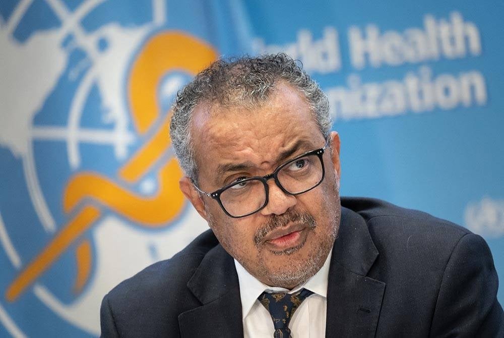 Tedros Adhanom Ghebreyesus memberi amaran mengenai varian mudah berjangkit melanda AS. - AFP