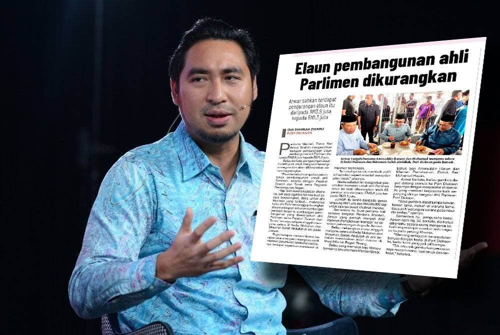 Wan Ahmad Fayhsal (Gambar dalam : Laporan Sinar Harian pada Sabtu.)