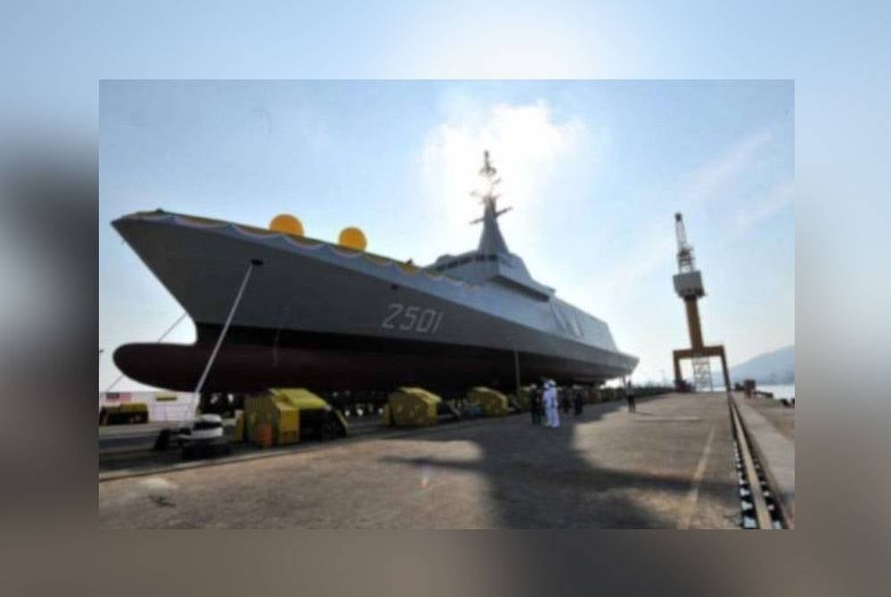 Kapal Tempur Pesisir milik Tentera Laut Diraja Malaysia - Foto fail Bernama