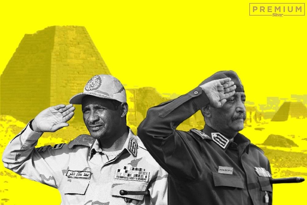 Mohamed Hamdan (kiri) dan Abdel Fattah.