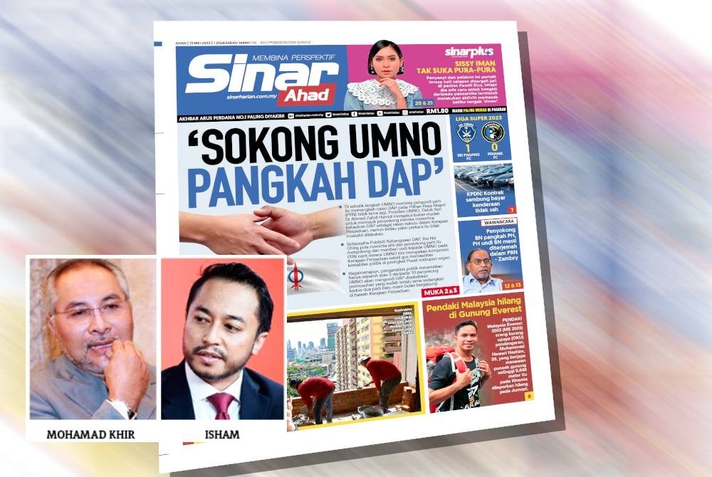 Laporan Sinar Ahad pada 21 Mei lalu.