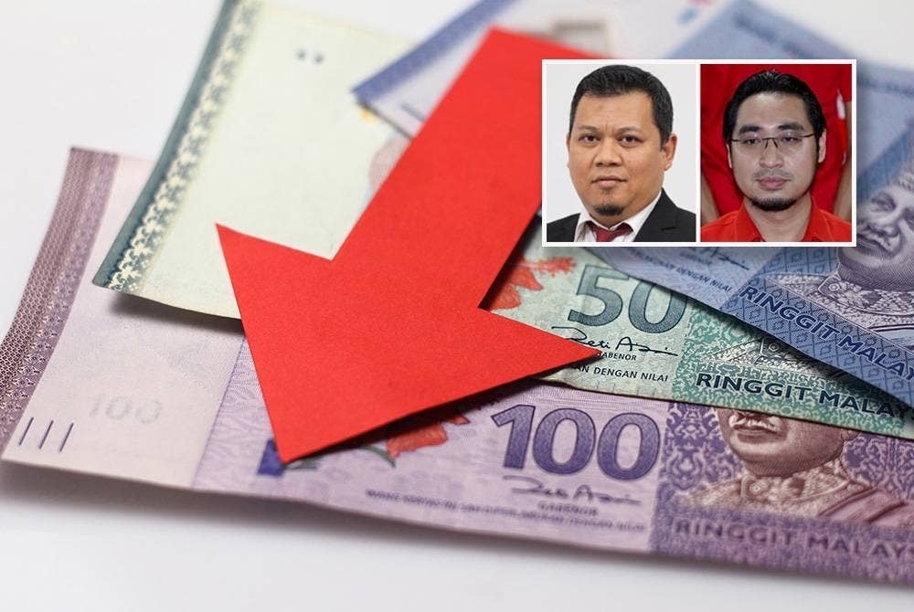 Kestabilan politik dikatakan mampu menyelamatkan ringgit daripada terus merudum. - Gambar hiasan (Gambar kecil: Mohd Faisol, Wan Ahmad Fayhsal)