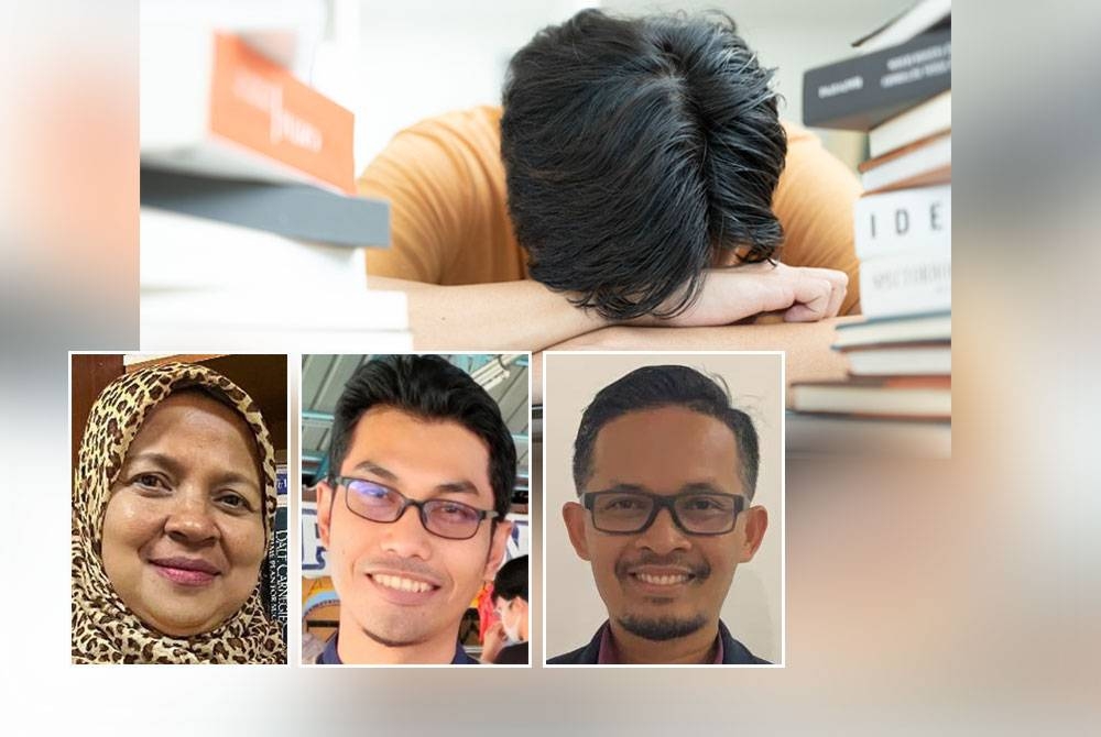 Persaingan akademik yang sengit termasuk jangkaan yang tinggi daripada orang sekeliling boleh beri tekanan berlebihan kepada pelajar. - Gambar hiasan, gambar kecil dari kiri: Mariani, Rozanizam, Dr Ahmad Rostam