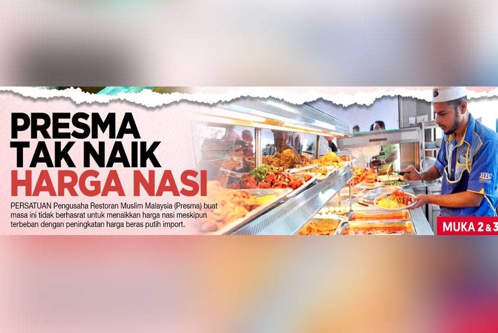 Laporan muka depan Sinar Harian pada Isnin.