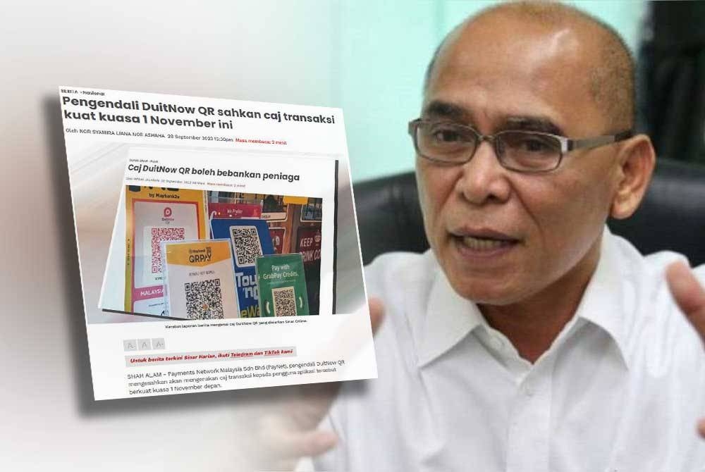 Rosli percaya peniaga kecil akan kembali kepada kaedah bayaran tunai sekiranya pengendali DuitNow tetap dengan pendirian mengenakan caj kepada pengguna aplikasi tersebut.