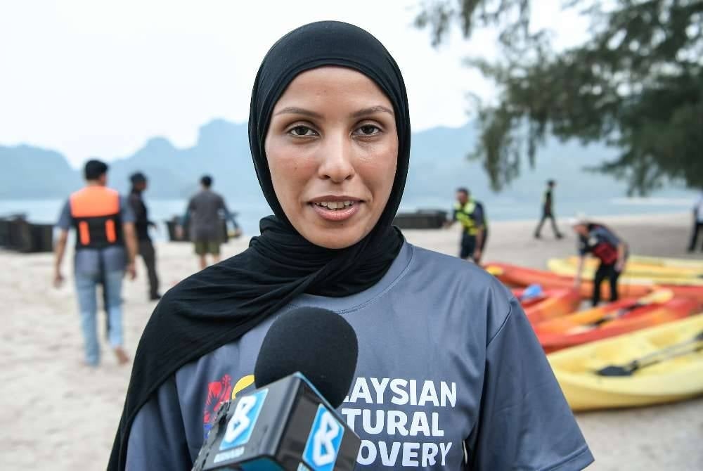 Pelajar dari Algeria, Leila Bouida, 29, ditemui media ketika menyertai program penghayatan budaya, MyDiscovery Langkawi 2026 anjuran Education Malaysia Global Services (EMGS).