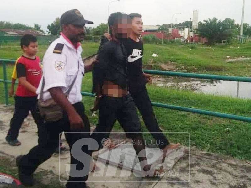 Suspek berjaya ditahan dan direman untuk bantu siasatan. 