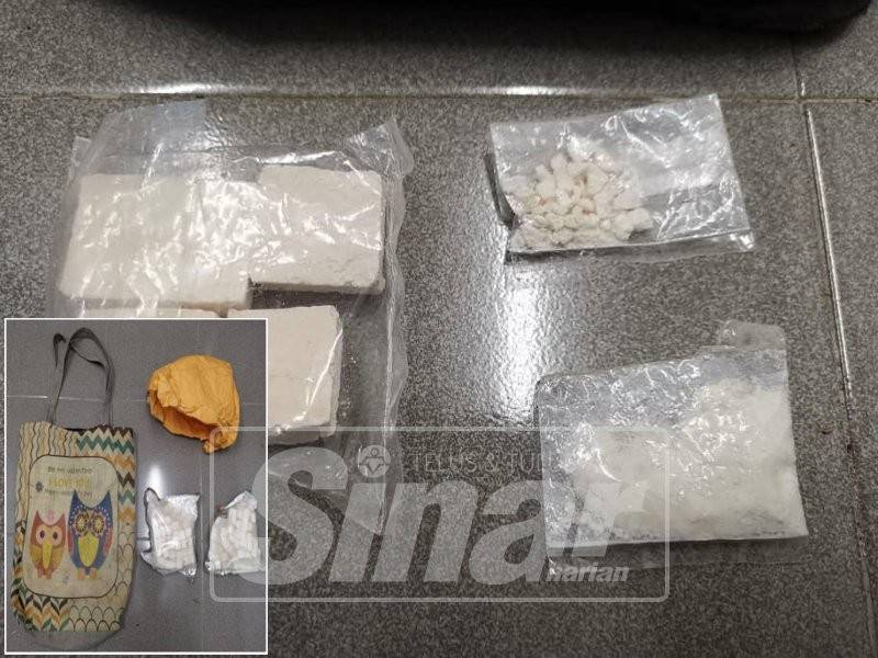 Dadah yang dirampas.