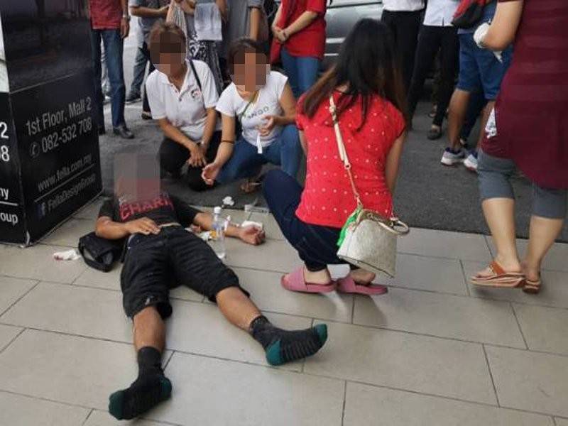 Situasi di lokasi letupan di CityONE Megamall. - Foto Awani