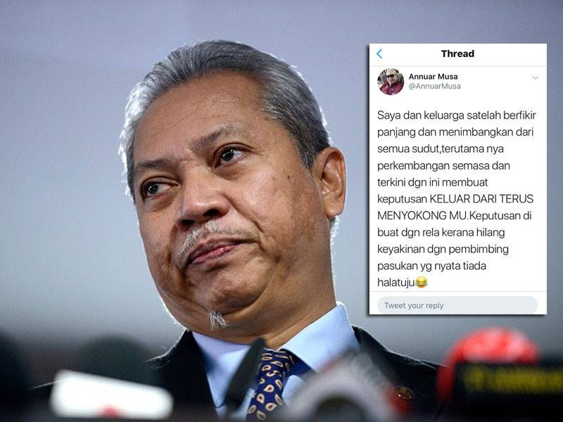 Ciapan Annuar yang menarik perhatian pengguna Twitter, hari ini.