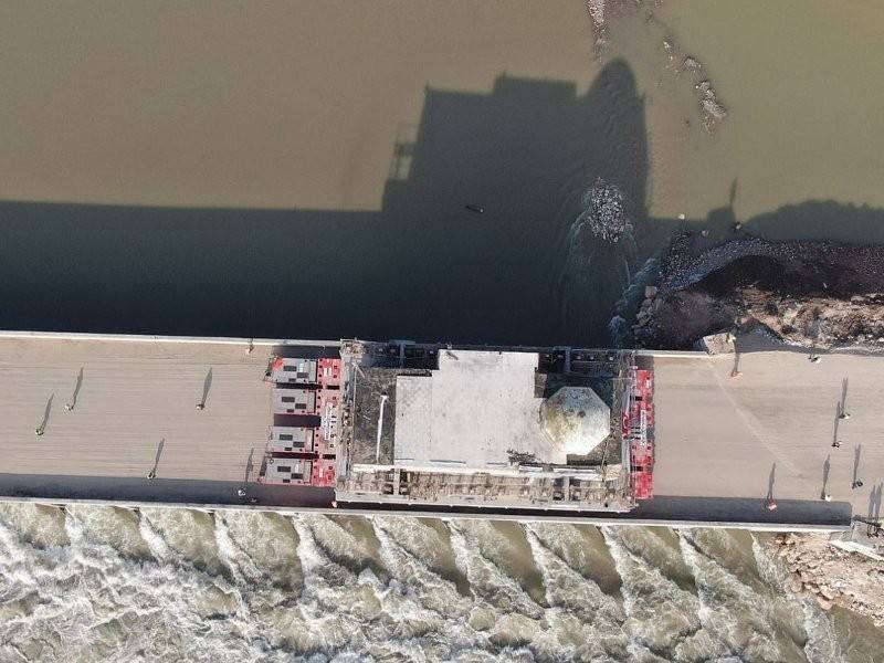 Ia melalui perjalanan agak mencabar ketika proses pemindahan ke Taman Kebudayaan Baharu Hasankeyf.