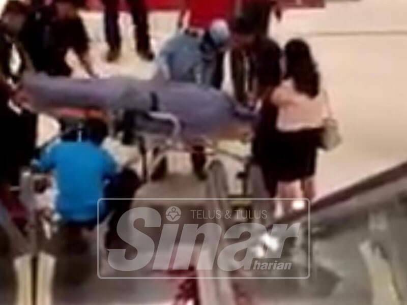 Klip dari video yang tular di media sosial.