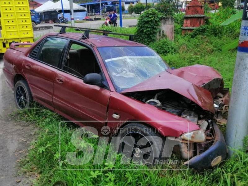 Kemalangan berlaku di Kilometer 1, Jalan Bentong-Raub, hari ini. 