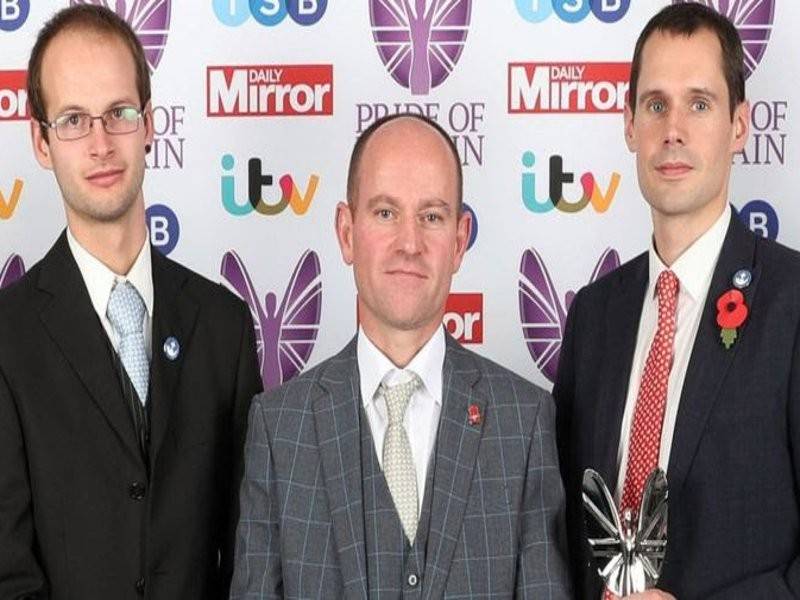 Joshua Bratchley, Jason Mallinson dan Christopher Jewell. - Foto Jason Parson/PA Wire