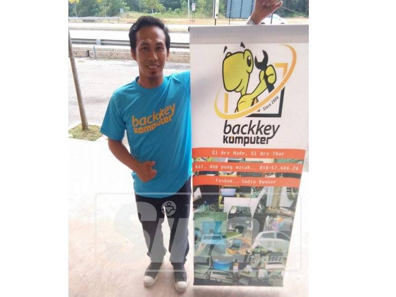 Slogan 'gi are made, g are thor' jadi pilihan Suddin Runner dalam berikan perkhidmatan kepada pelanggan.