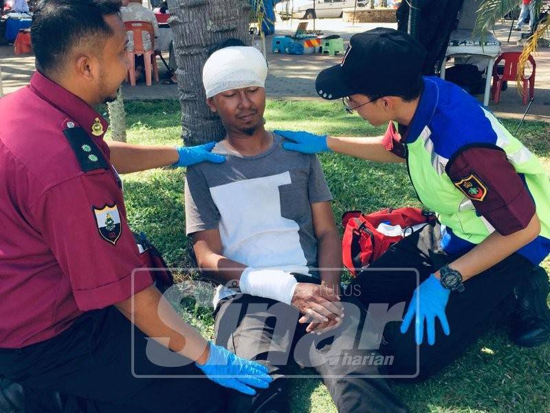 Antara kerja-kerja amal yang sudah dilaksanakan sejak enam bulan penubuhan MediBike.