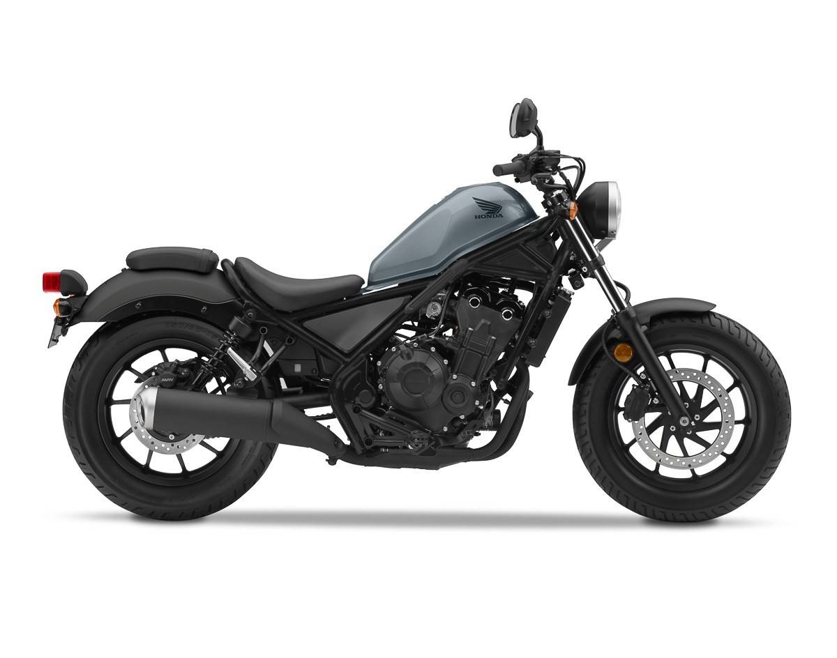 Honda Rebel 500 Mat Axis Gray Metallic.