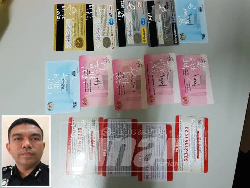 Sebahagian barang milik mangsa yang berjaya ditemukan semula.