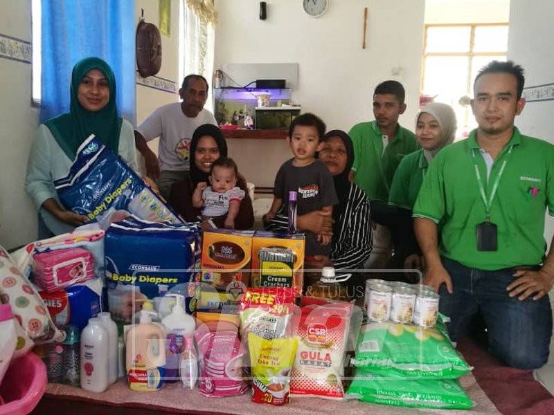 Sumbangan dari Econsave Bandar Puteri Jaya mampu mengurangkan beban keluarga.