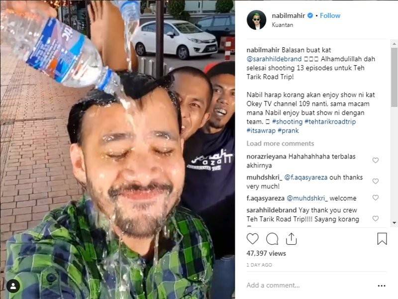 - Foto Instagram Nabil Mahir dan Sarah Hildebrand.